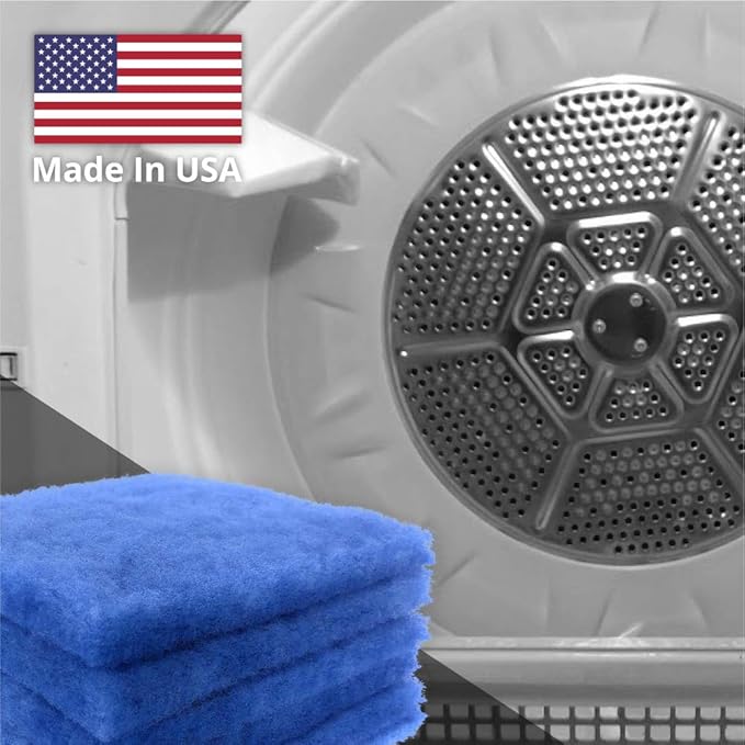 Essential Values 12 Pack Dryer Filter Replacement - Compatible with Better Vent Indoor Dryer Vent (60 Dryer Loads Total)