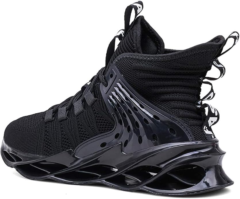 Hello MrLin Men's Running Shoes Non Slip Athletic Tennis Walking Blade Type Sneakers Hip Hop