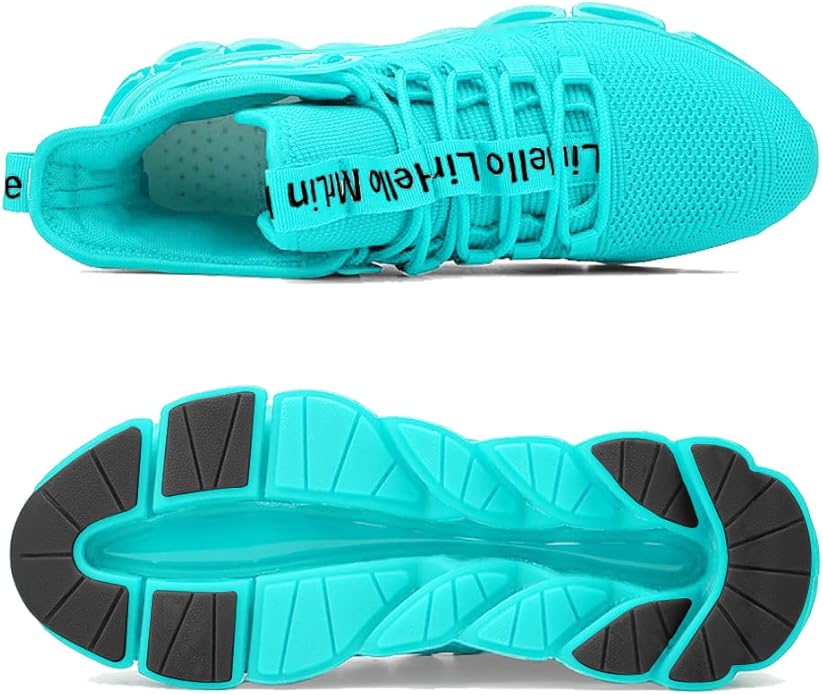 Hello MrLin Men's Running Shoes Non Slip Athletic Tennis Walking Blade Type Sneakers Hip Hop