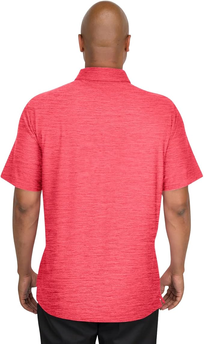 Three Sixty Six Golf Shirts for Men - Dry Fit Short-Sleeve Polo, Athletic Casual Collared T-Shirt