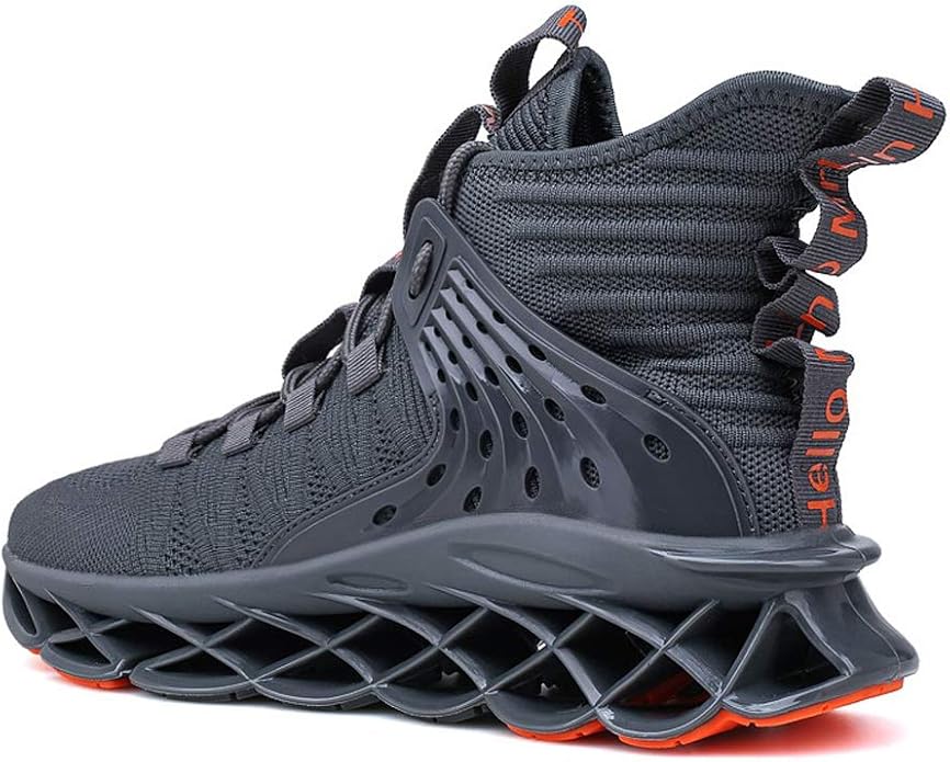 Hello MrLin Men's Running Shoes Non Slip Athletic Tennis Walking Blade Type Sneakers Hip Hop
