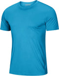 MAGCOMSEN Men's Short Sleeve UPF 50+ T-Shirt Quick Dry Rash Guard Athletic Running Swim Top Tee Performance Water Shirts
