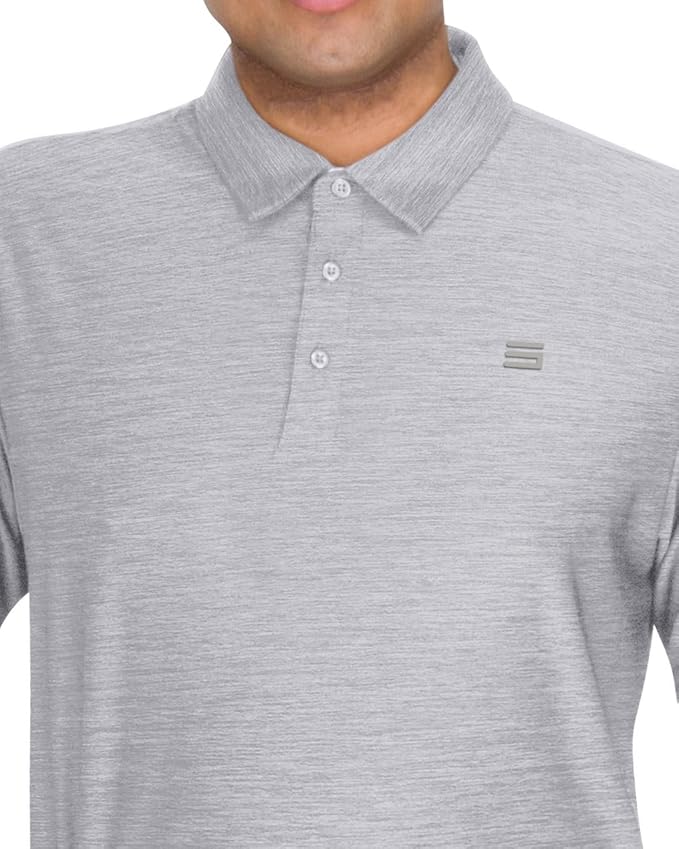 Three Sixty Six Golf Shirts for Men - Dry Fit Short-Sleeve Polo, Athletic Casual Collared T-Shirt