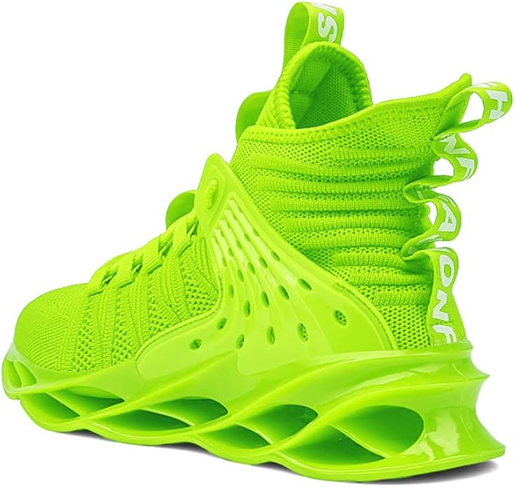 Hello MrLin Men's Running Shoes Non Slip Athletic Tennis Walking Blade Type Sneakers Hip Hop