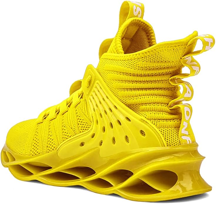 Hello MrLin Men's Running Shoes Non Slip Athletic Tennis Walking Blade Type Sneakers Hip Hop