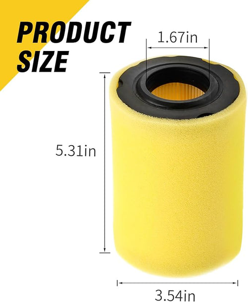 Air Filter Replacement For BS796031 Filter Element, 31A607 Air Filter Replacement For John Deere Gy21435 (2 PCS)