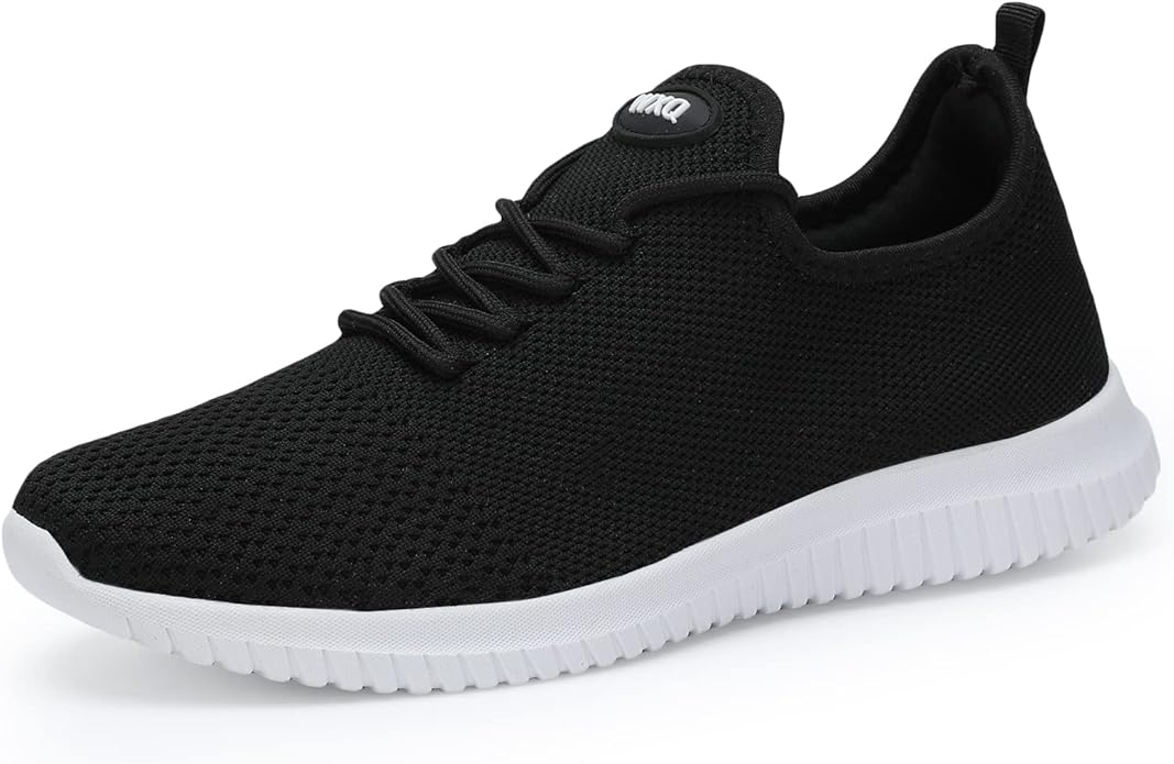 WXQ Men's Running Shoes Comfortable Lightweight Breathable Walking Shoes Mesh Workout Casual Sports Shoes