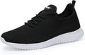 WXQ Men's Running Shoes Comfortable Lightweight Breathable Walking Shoes Mesh Workout Casual Sports Shoes