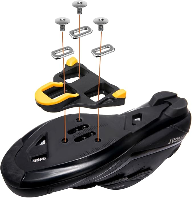 Bike Cleats Compatible with Shimano SPD-SL Locking Cycling Pedals Indoor Cycling & Road Bike Cleats