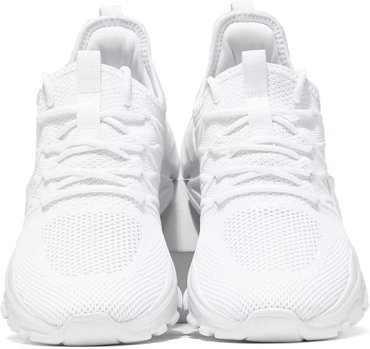 Mens Slip On Running Shoes Athletic Walking Trainers Lightweight Breathable Mesh Tennis Sneakers