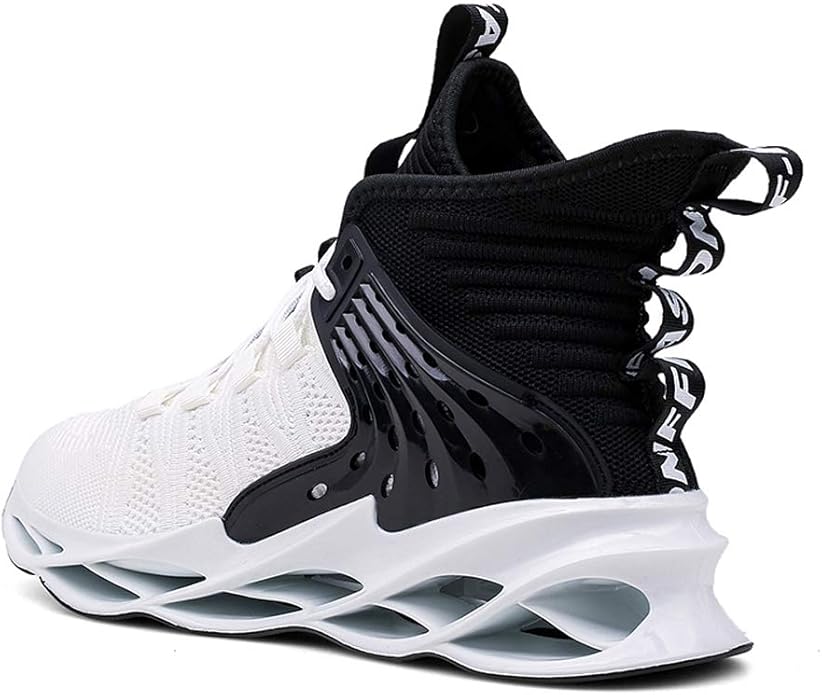 Hello MrLin Men's Running Shoes Non Slip Athletic Tennis Walking Blade Type Sneakers Hip Hop