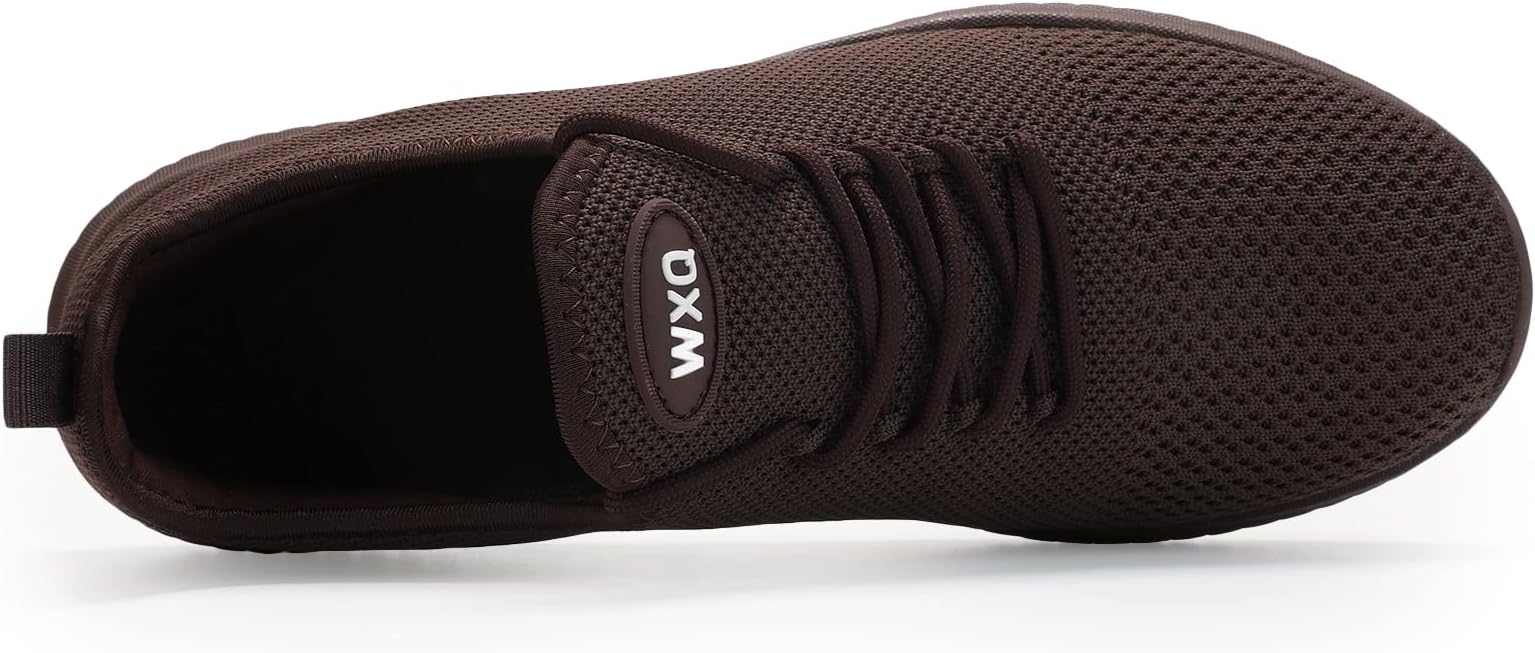 WXQ Men's Running Shoes Comfortable Lightweight Breathable Walking Shoes Mesh Workout Casual Sports Shoes