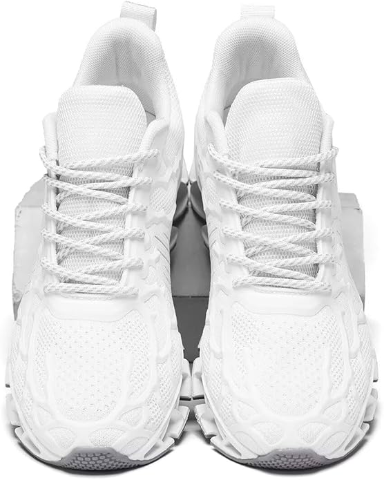 Vooncosir Men's Fashion Sneakers Breathable Mesh Running Shoes Blade Non Slip Soft Sole Casual Athletic Walking Shoes