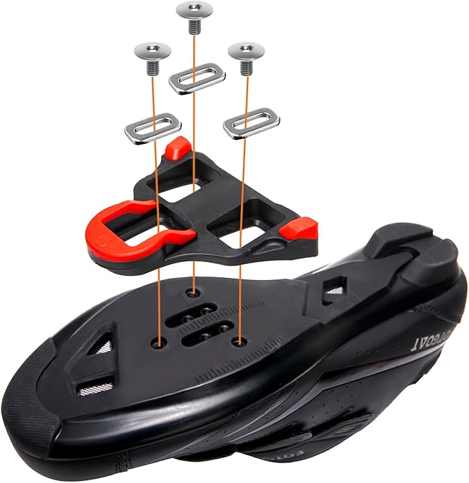 Bike Cleats Compatible with Shimano SPD-SL Locking Cycling Pedals Indoor Cycling & Road Bike Cleats