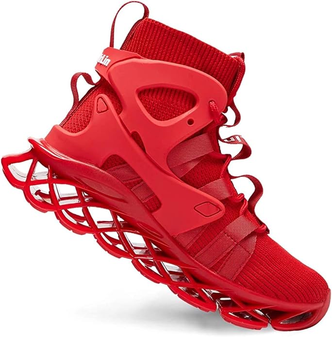 Hello MrLin Men's Running Shoes Non Slip Athletic Tennis Walking Blade Type Sneakers Hip Hop