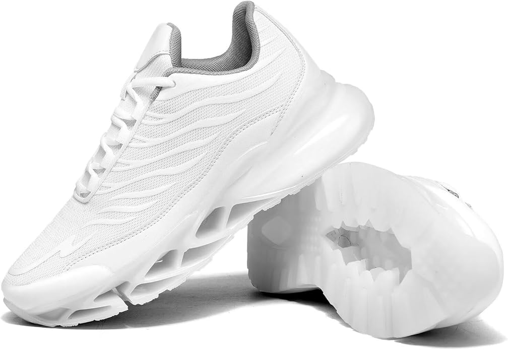 Mens Slip on Walking Running Shoes Blade Tennis Casual Fashion Sneakers Comfort Non Slip Work Sport Athletic Trainer
