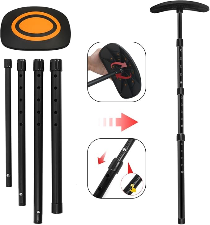 LTY Golf Travel Support Arm, Golf Travel Brace, Golf Travel Protection Kit, Golf Travel Bag Support System - Featuring a New Shape Designed for Better fit with Golf Bags