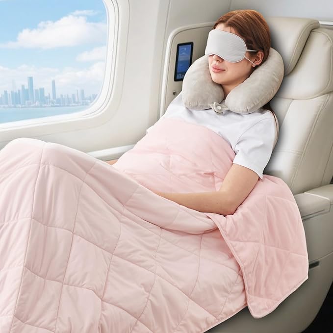 Cozy Bliss Cooling Blanket for Hot Sleepers, Q-Max 0.4 Cooling Comfort Queen Size, Cold Blankets for Night Sweats Sleeping, Ultra-Cool Lightweight Breathable Summer Blanket for Bed