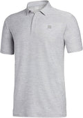 Three Sixty Six Golf Shirts for Men - Dry Fit Short-Sleeve Polo, Athletic Casual Collared T-Shirt
