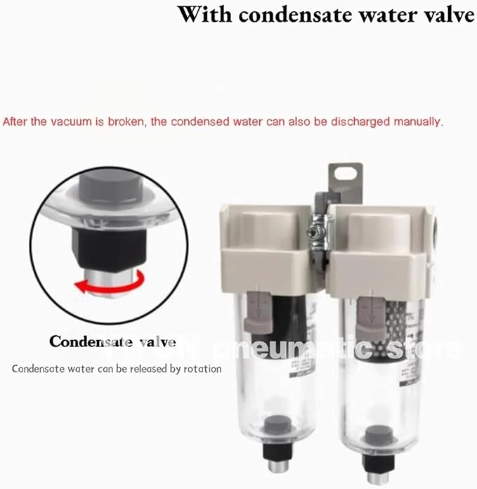AMJ3000-03B/-03B-C,AMJ4000-04B/-04B-C,AMJ3000/4000 filter element type, water droplet separator for vacuum,AMJ series(AMJ3000)