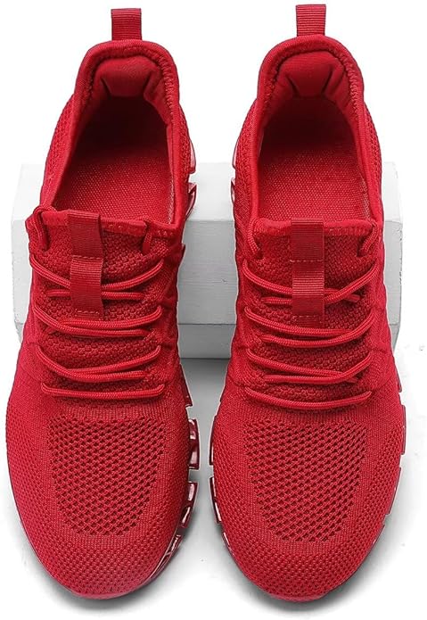 Mens Slip on Walking Running Shoes Blade Tennis Casual Fashion Sneakers Comfort Non Slip Work Sport Athletic Trainer