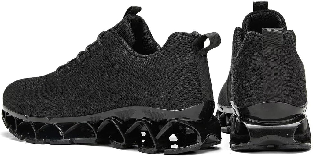 Men's Slip on Walking Running Shoes Blade Tennis Casual Fashion Sneakers Comfort Non Slip Work Sport Athletic Trainer