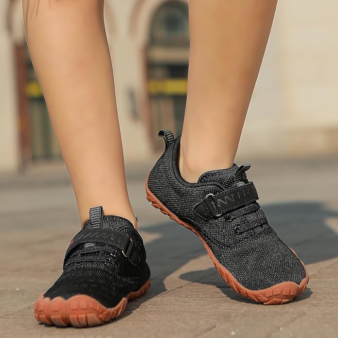 KUBUA Kids Barefoot Shoes Boys Girls Sneakers Naturally Splay Shoes Toddler Little Big Kid
