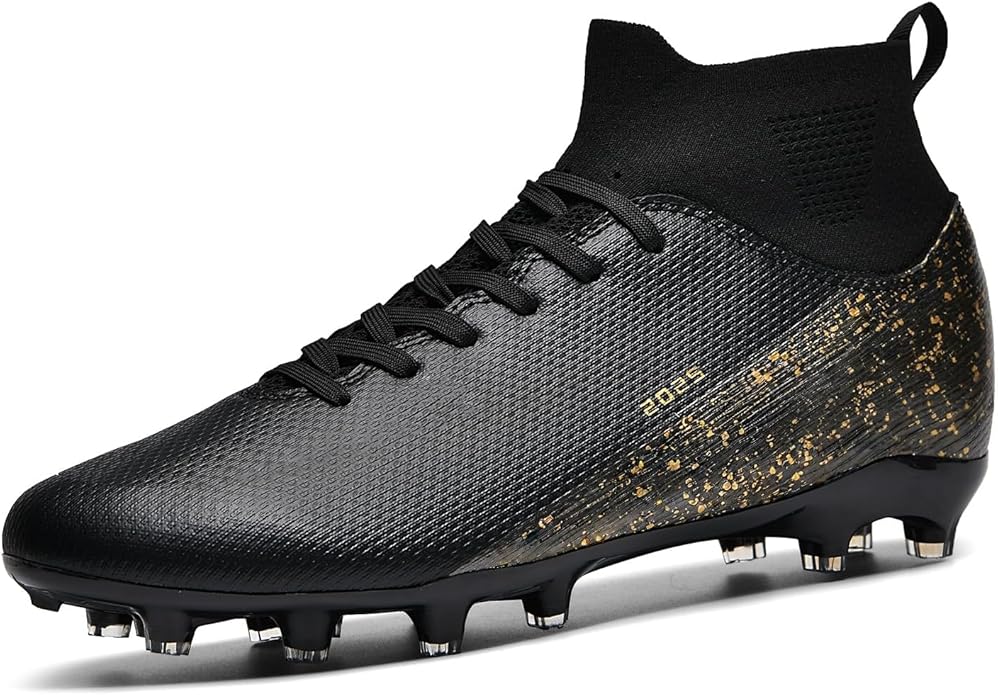 Soccer Cleats for Mens Womens Indoor Soccer Shoes Unisex Baseball Turf Shoes Youth Rugby Shoes Adult AG FG TF Football Boots Wide Training Sneaker