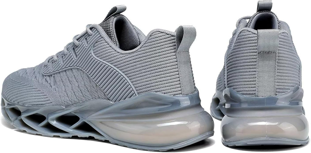 Men's Running Shoes Blade Tennis Walking Fashion Sneakers Breathable Non Slip Gym Sports Work Trainers