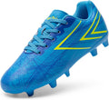 DREAM PAIRS Boys Girls Soccer Cleats Kids Youth Firm Ground Football Shoes for Little/Big Kid