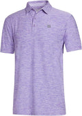 Three Sixty Six Golf Shirts for Men - Dry Fit Short-Sleeve Polo, Athletic Casual Collared T-Shirt