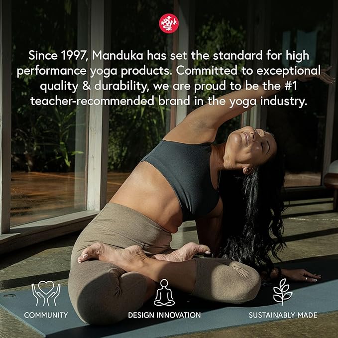 Manduka GRP Adapt Yoga Mat 71" - 5mm | Ultimate Grip | Sweat Ready for Any Style of Yoga | 71 x 24 inches