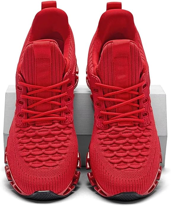 Mens Slip on Walking Running Shoes Blade Tennis Casual Fashion Sneakers Comfort Non Slip Work Sport Athletic Trainer