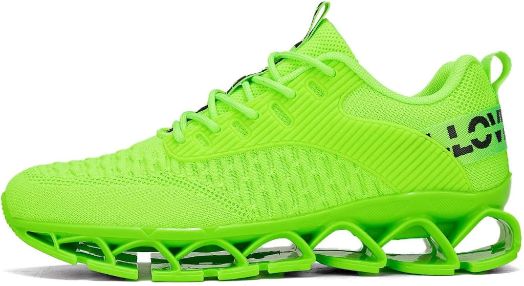 Vooncosir Men's Fashion Sneakers Breathable Mesh Running Shoes Blade Non Slip Soft Sole Casual Athletic Walking Shoes