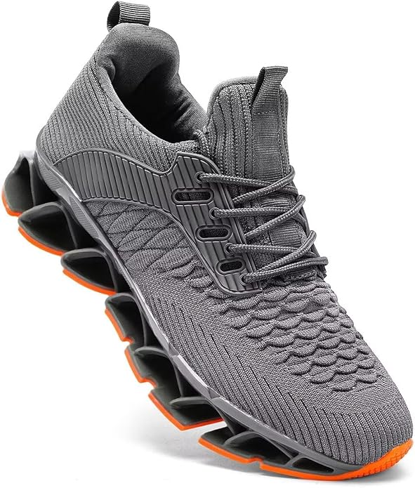 Mens Slip on Walking Running Shoes Blade Tennis Casual Fashion Sneakers Comfort Non Slip Work Sport Athletic Trainer