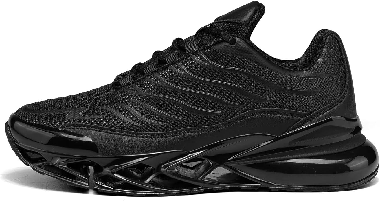Mens Slip on Walking Running Shoes Blade Tennis Casual Fashion Sneakers Comfort Non Slip Work Sport Athletic Trainer
