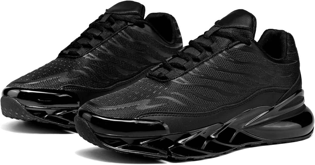 Mens Slip on Walking Running Shoes Blade Tennis Casual Fashion Sneakers Comfort Non Slip Work Sport Athletic Trainer