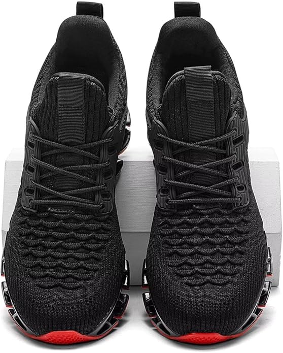 Mens Slip on Walking Running Shoes Blade Tennis Casual Fashion Sneakers Comfort Non Slip Work Sport Athletic Trainer