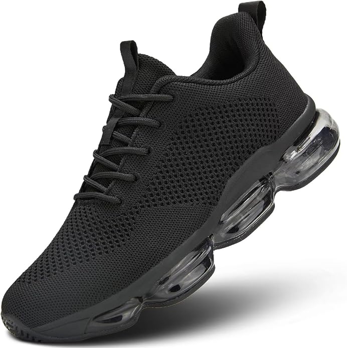 Men's Air Cushion Running Shoes Breathable Tennis Fashion Sneakers Non Slip Workout Casual Sport Shoes Gym Training Comfortable Walking Shoes