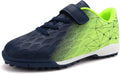 brooman Kids Indoor Soccer Shoes Boys Girls Soccer Cleats Athletic Turf Shoes