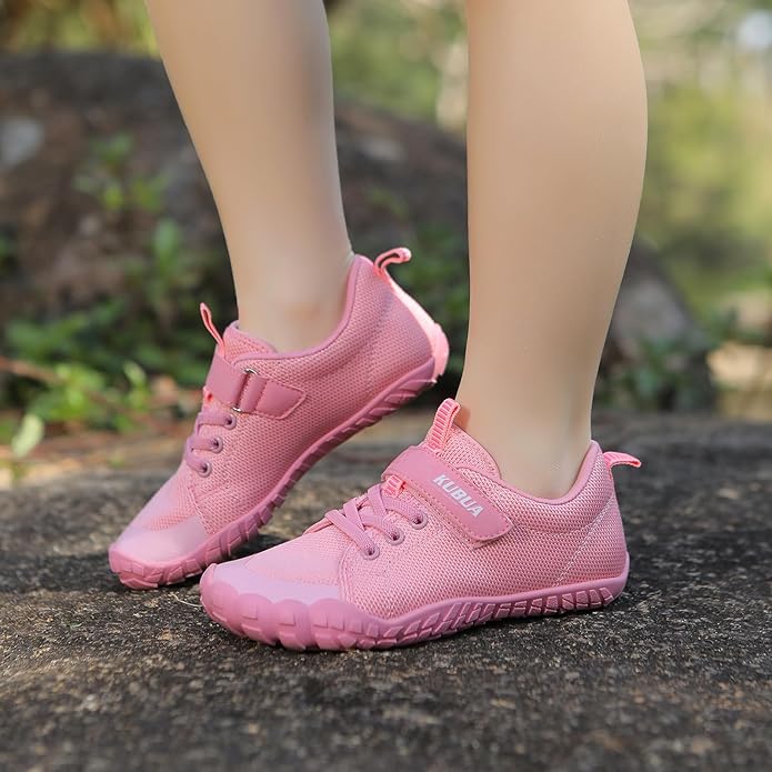 KUBUA Kids Barefoot Shoes Boys Girls Sneakers Naturally Splay Shoes Toddler Little Big Kid