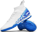 Indoor Soccer Cleats Mens Womens Turf Soccer Cleats Wide Socer Shoes FG AG TF High Ankle Football Boots