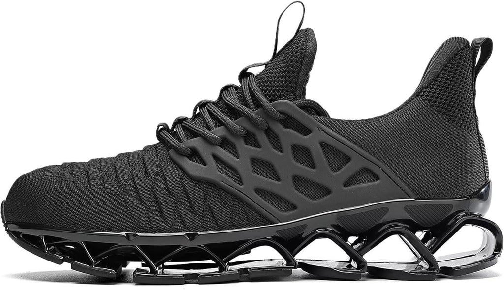 Men's Slip on Walking Running Shoes Blade Tennis Casual Fashion Sneakers Comfort Non Slip Work Sport Athletic Trainer