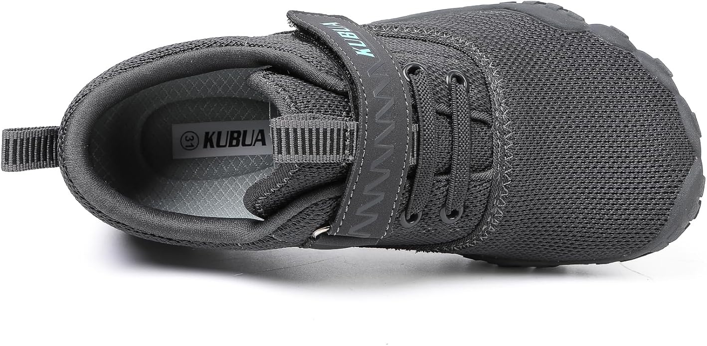 KUBUA Kids Barefoot Shoes Boys Girls Sneakers Naturally Splay Shoes Toddler Little Big Kid