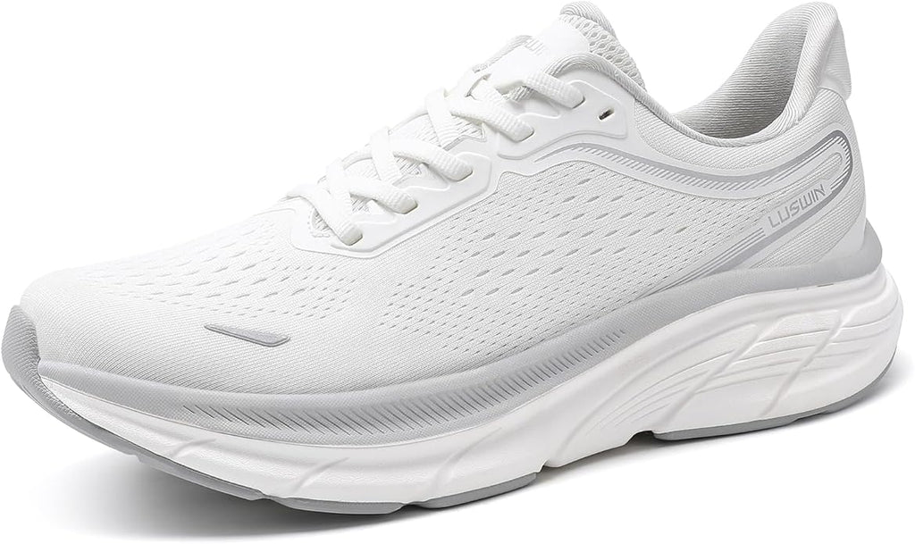 Men's Walking Shoes Lightweight Breathable Cushioning Running Shoes Athletic Tennis Workout Gym Non Slip Comfortable Fashion Sneakers