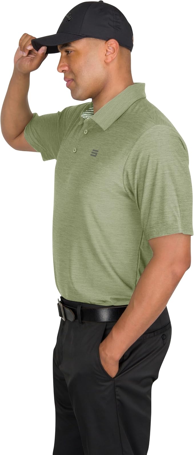 Three Sixty Six Golf Shirts for Men - Dry Fit Short-Sleeve Polo, Athletic Casual Collared T-Shirt
