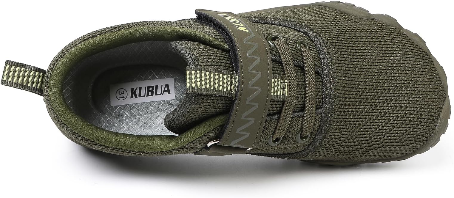 KUBUA Kids Barefoot Shoes Boys Girls Sneakers Naturally Splay Shoes Toddler Little Big Kid