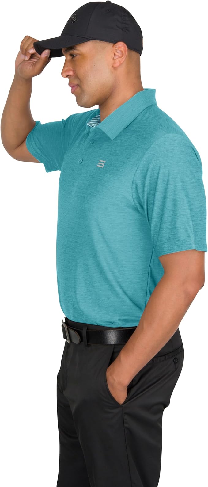 Three Sixty Six Golf Shirts for Men - Dry Fit Short-Sleeve Polo, Athletic Casual Collared T-Shirt