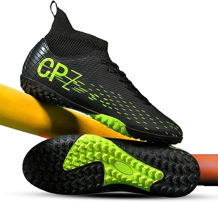 Soccer Cleats for Mens Womens Indoor Soccer Shoes Unisex Baseball Turf Shoes Youth Rugby Shoes Adult AG FG TF Football Boots Wide Training Sneaker