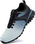 Kricely Men's Walking Shoes Breathable Lightweight Fashion Sneakers Non Slip Sport Gym Jogging Trail Running Shoes
